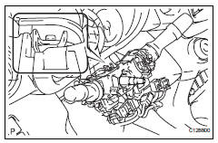 Toyota RAV4. Install combination switch assembly