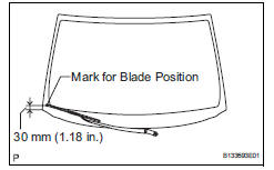 Toyota RAV4. Install front wiper arm and blade assembly rh