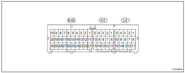 Toyota RAV4. Center airbag sensor assembly (w/o curtain shield airbag)