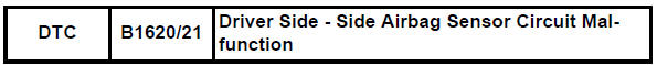 Toyota RAV4. Driver side - side airbag sensor circuit malfunction