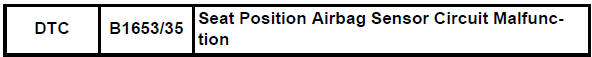 Toyota RAV4. Seat position airbag sensor circuit malfunction
