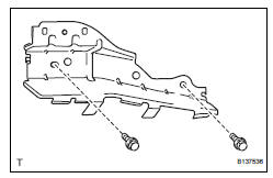 Toyota RAV4. Install roof side rail bracket lh