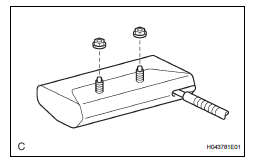 Toyota RAV4. Dispose of front seat side airbag assembly (when not installed in vehicle)