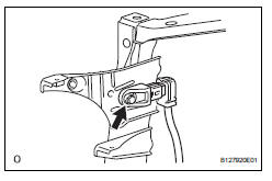 Toyota RAV4. Install front airbag sensor lh