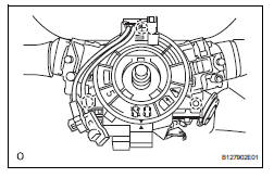 Toyota RAV4. Remove spiral cable sub-assembly