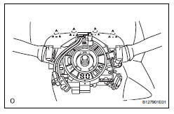 Toyota RAV4. Install spiral cable sub-assembly