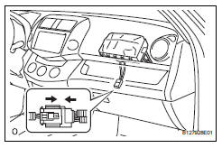 Toyota RAV4. Install front passenger airbag assembly