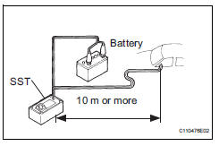 Toyota RAV4. Dispose of front passenger airbag assembly together with vehicle