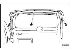 Toyota RAV4. Remove rear spoiler