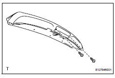 Toyota RAV4. Remove center stop light