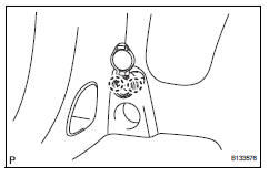 Toyota RAV4. Install rear power outlet socket assembly