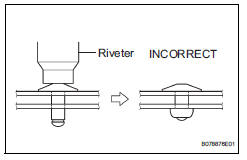 Toyota RAV4. Install rear quarter outside moulding lh