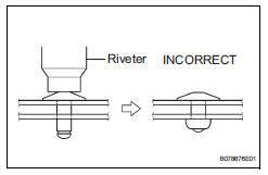 Toyota RAV4. Install no. 1 Rear wheel opening extension lh