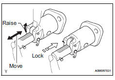Toyota RAV4. Inspect no. 1 Chain tensioner