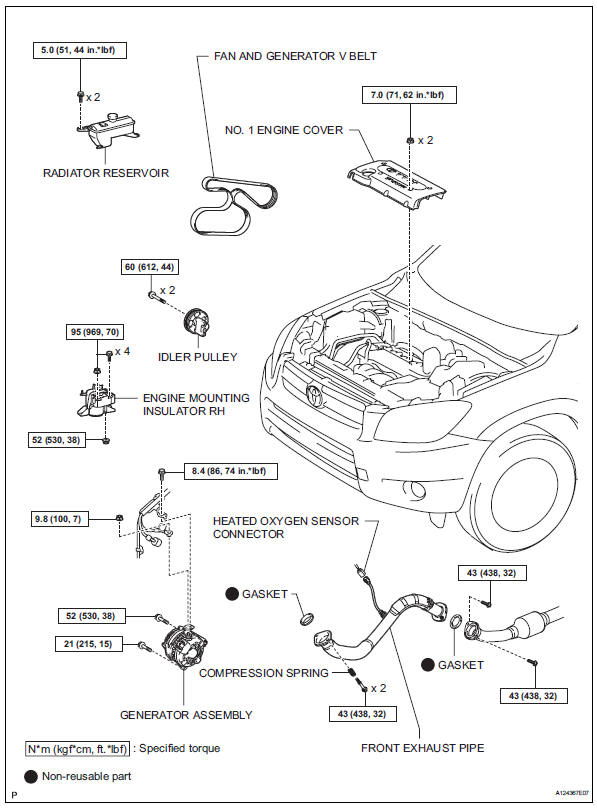 Toyota RAV4. Components