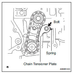 Toyota RAV4. Install no. 2 Chain sub-assembly