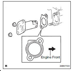 Toyota RAV4. Install no. 1 Chain tensioner assembly