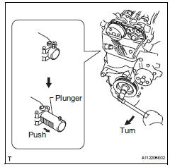 Toyota RAV4. Install crankshaft pulley