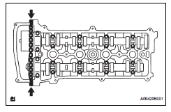 Toyota RAV4. Install cylinder head cover sub-assembly