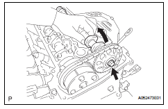 Toyota RAV4. Install no. 2 Camshaft