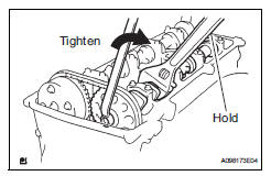 Toyota RAV4. Install no. 2 Camshaft