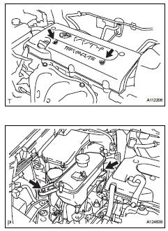 Toyota RAV4. Remove radiator reservoir