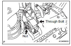 Toyota RAV4. Remove engine mounting insulator fr