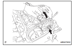 Toyota RAV4. Remove no. 2 Camshaft