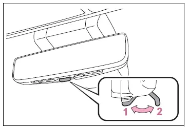 Adjusting the steering wheel and mirrors