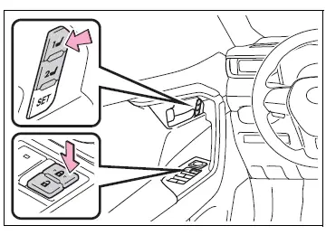 Adjusting the seats