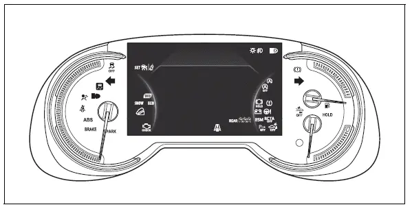 Warning lights and indicators