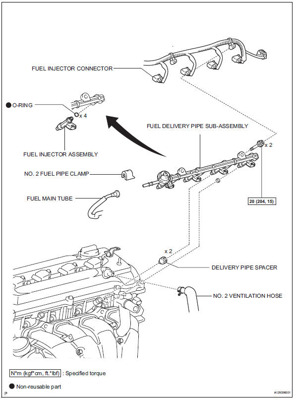 Toyota RAV4. Fuel injector