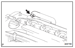 Toyota RAV4. Disconnect no. 2 Ventilation hose