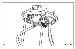 Toyota RAV4. Install fuel sub-tank assembly