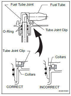 Toyota RAV4. Install fuel tank main tube sub-assembly