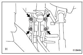 Toyota RAV4. Install brake pedal support assembly