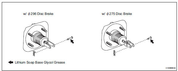 Toyota RAV4. Install push rod pin