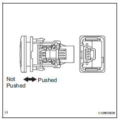 Toyota RAV4. Inspect downhill assist control switch
