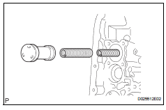 Toyota RAV4. Install b-3 accumulator piston