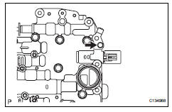 Toyota RAV4. Install shift solenoid valve slt