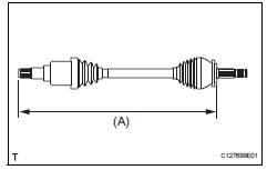 Toyota RAV4. Inspect front drive shaft