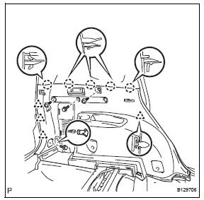 Toyota RAV4. Remove deck trim side panel assembly lh (w/ rear no. 2 Seat)