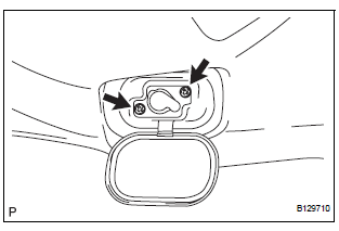 Toyota RAV4. Remove rear room partition net hook rh