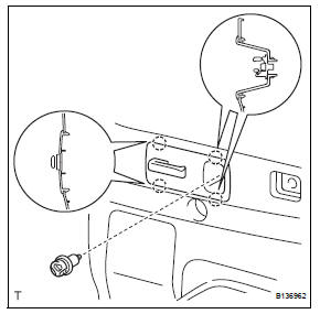 Toyota RAV4. Remove rear deck trim cover lh (w/ rear no. 2 Seat)