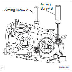 Toyota RAV4. Adjust headlight aiming