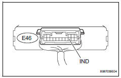 Toyota RAV4. Inspect transponder key ecu (output)