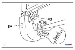 Toyota RAV4. Install rear seat cover lh