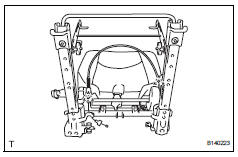 Toyota RAV4. Install rear no. 1 Seatback assembly lh