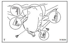 Toyota RAV4. Remove no. 1 Rear seat reclining cover lh