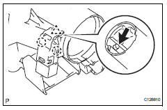 Toyota RAV4. Remove unlock warning switch assembly